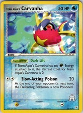 Team Aqua's Carvanha - Team Magma vs Team Aqua 25/95 LP/NM on eBay