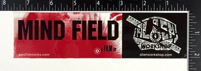 Alien Workshop Mind Field Video 2009 Original NOS Skateboard Skate Sticker Aufkleber