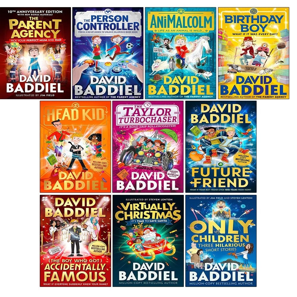 David Baddiel Collection 10 Books Set Parent Agency, Person Controller, Animal