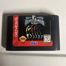 Mighty Morphin Power Rangers: The Movie Sega Genesis 1995 Cartridge