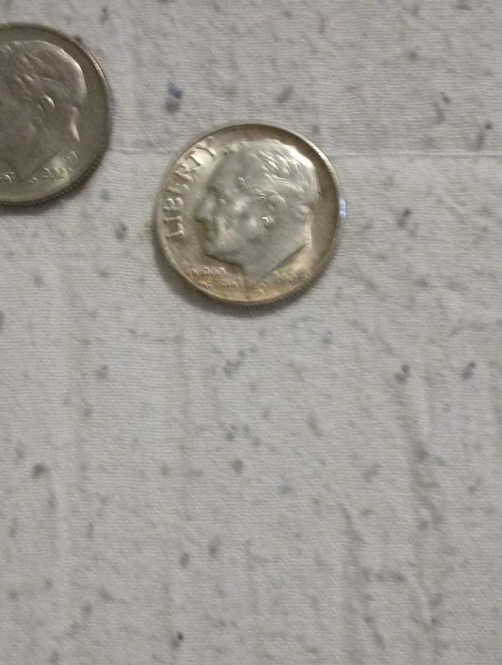 1994 P Roosevelt Dime - Off Center - Thick Rim - Rare Error Coin - #48 - Image 4 of 4