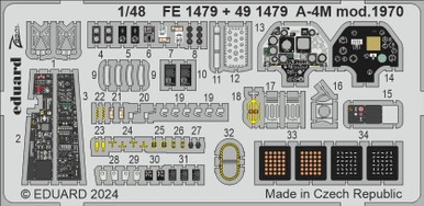 Eduard FE1479 1/48 A-4M Mod. 1970 Zoom Set for MAGIC FACTORY
