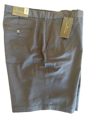 NWT: Marc Anthony Men's Navy Solid Flat Front Shorts 9'' Inseam Size 40 Regular