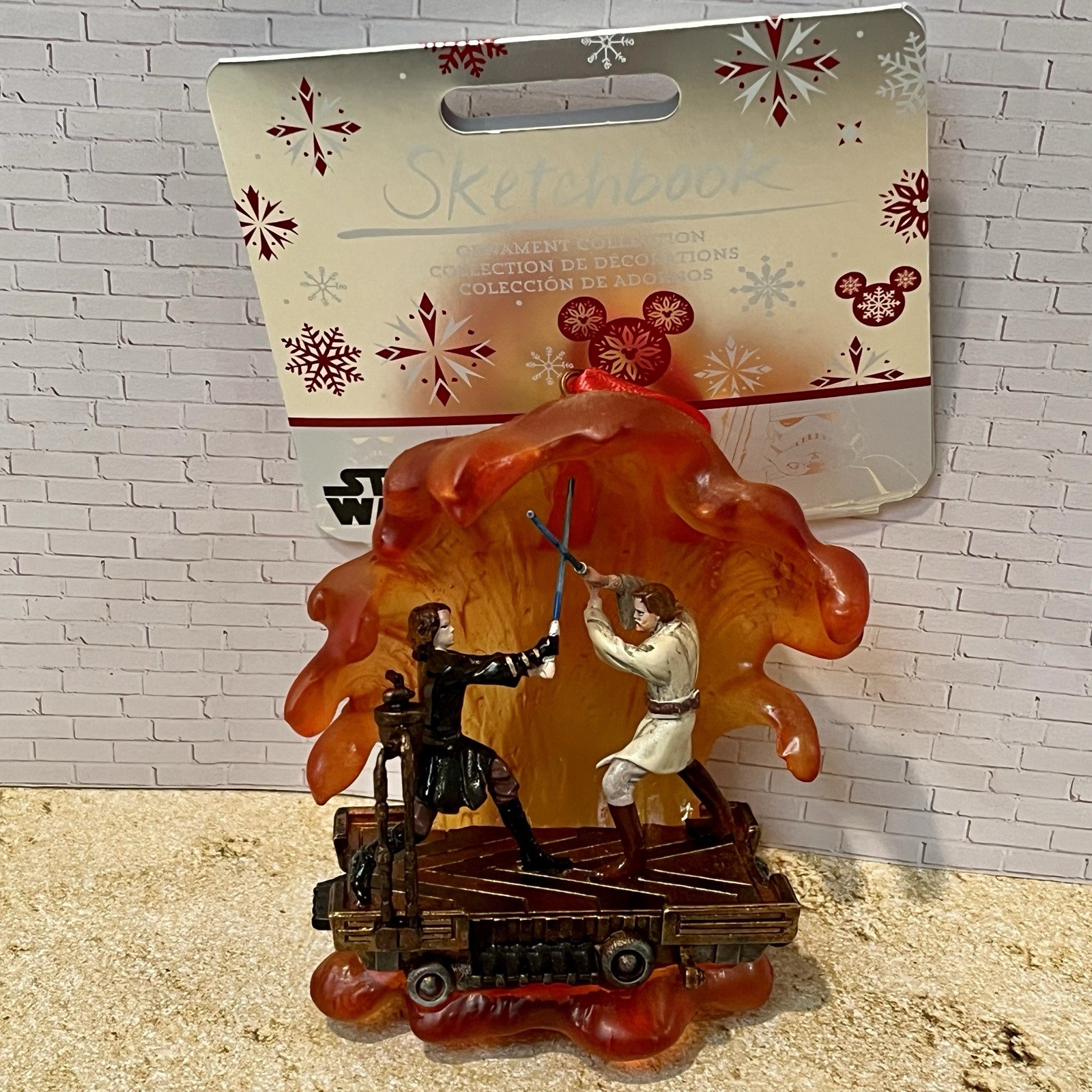 Disney Parks Star Wars Ep. III Revenge Of The Sith Anakin Vs Obi Wan Ornament