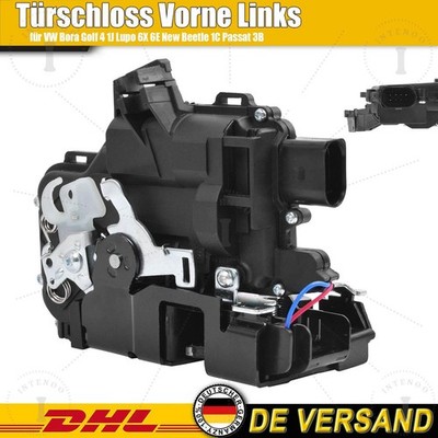 Türschloss Vorne Links für VW Bora Golf 4 1J Lupo 6X 6E New Beetle 1C Passat 3B