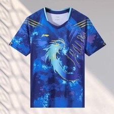 Li Ning Men's Table Tennis Badminton T-shirt Sports Short Sleeve Tee 25-122505