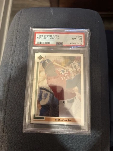Michael Jordan 1991 Upper Deck Baseball SP1 • PSA 8 Chicago White Sox Rookie