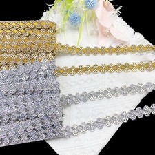 9m Long 2.2cm Large Strass Chaîne Bordure DIY Vêtements Accessoire Stade Décor