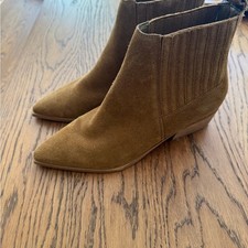 Marc Fisher Brown Suede Ankle Booties