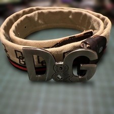 Dolce&Gabbana Men Unique Design D&G Belt Vintage Item Luxury Stylish Italian