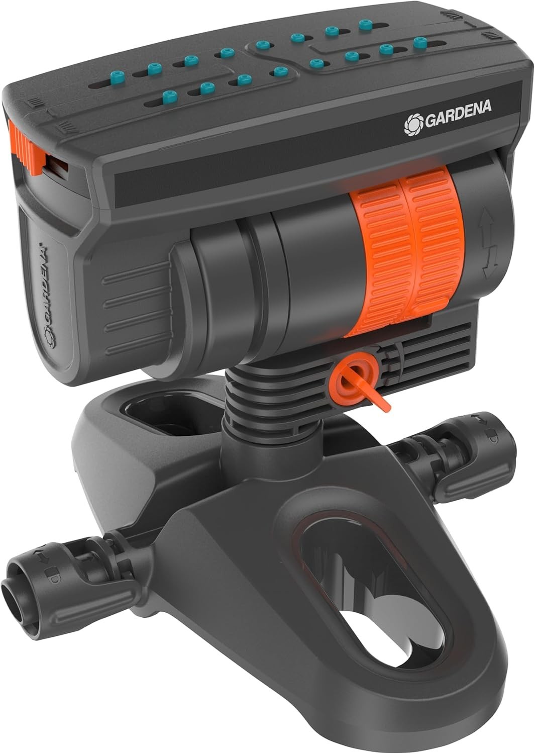 Arroseur oscillant MDS OS 90 avec buses rotatives et jet réglable pour grand jardin