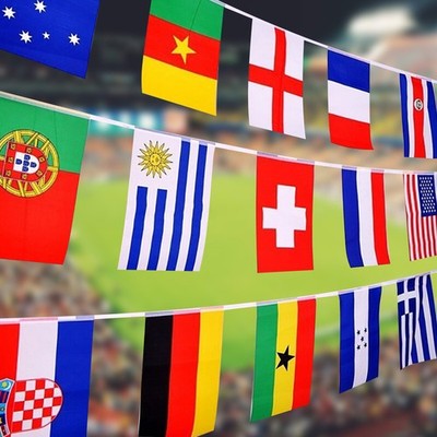 9m National Flags Banner gedrucktes Flaggen für Home Party Pub Fan's Club