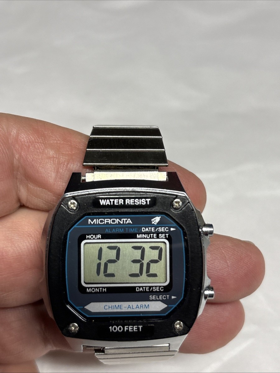 Vintage Micronta / Radio Shack LCD Quartz Digital Watch - 63-5064