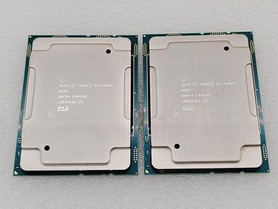 Intel SRF94 Xeon Platinum 8256 4-Core 16.5MB 3.80GHz 105W CPU - LOT of (2)
