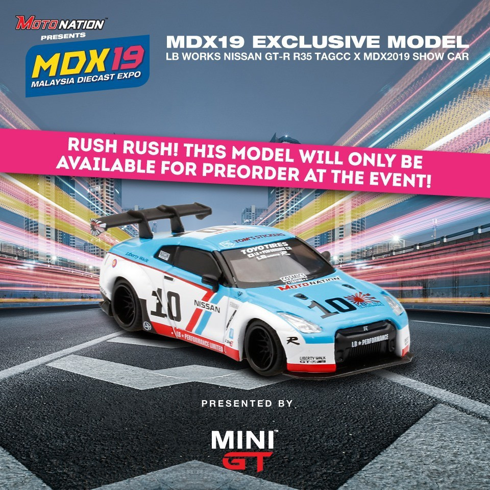 MiniGT 1/64 Nissan Skyline GT-R R35 Malaysia Exclusive Cosmics LB