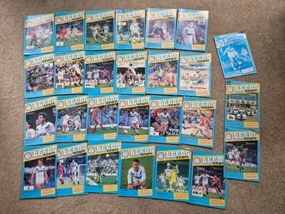 RARE VINTAGE RESTPOSTEN X27 LEEDS UNITED 1987-1988 88 FOOTBALL HOME GAME PROGRAMME