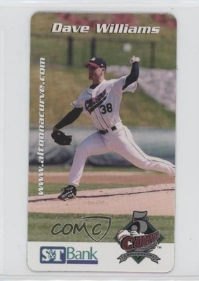 2002 Altoona Curve 5th Anniversary Magnets Team Issue Dave Williams 0n2