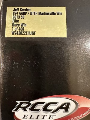 2013 Jeff Gordon SS AARP DTEH Martinsville Win Elite 1/400 Made