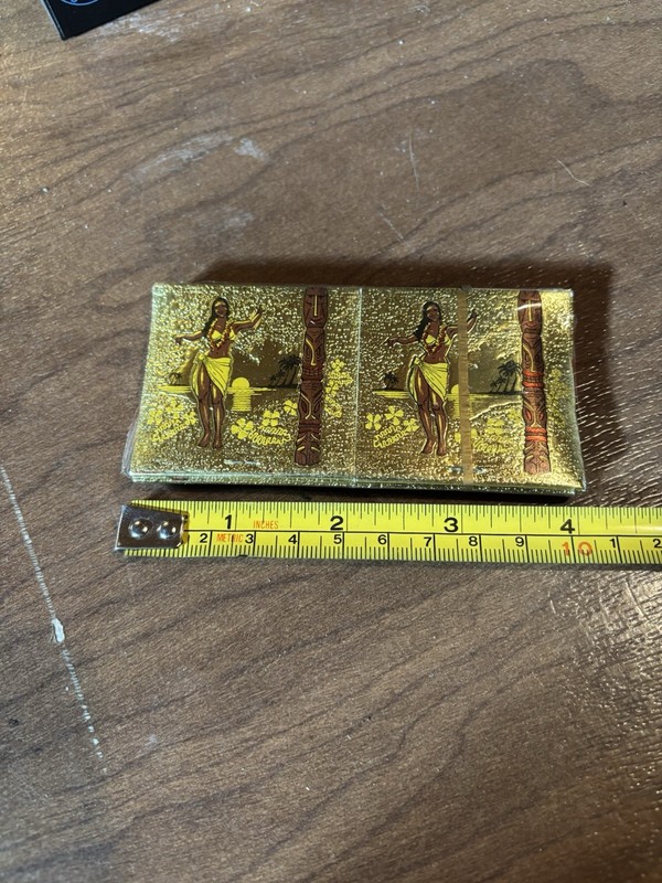 VTG Matchbook Hawaiian Inn Tiki Volcano Girlie St Pete Beach Sealed (4) Pack
