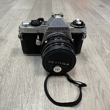 Pentax ME Super 35mm SLR Film Camera. Plus Lens  Bag. 28mm/52mm/55m PAP007555 