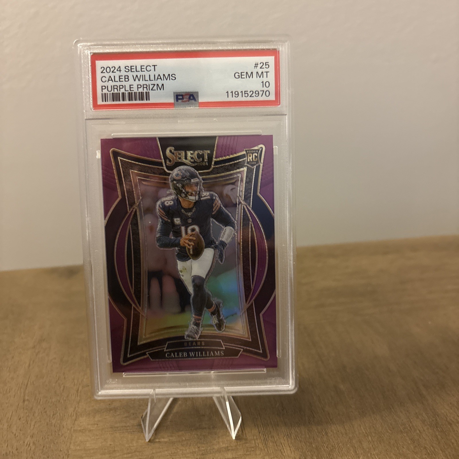 2024 Select Caleb Williams Purple Prizm Concourse /75