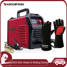 Stick Welder 200Amp ARC/MMA/Lift TIG Welding Machine 110V/220V Welding Gloves