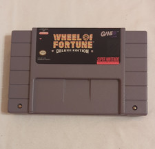 GameTek Wheel of Fortune Deluxe Edition Nintendo SNES Game Cartridge NTSC-U/C