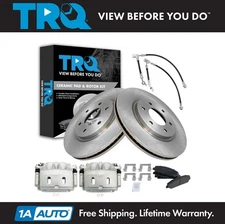 TRQ Brake Pad & Rotor Kit Ceramic Fits INFINITI Nissan