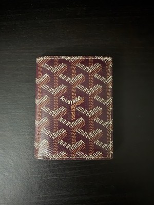 Goyard Saint Marc Card Wallet Burgundy