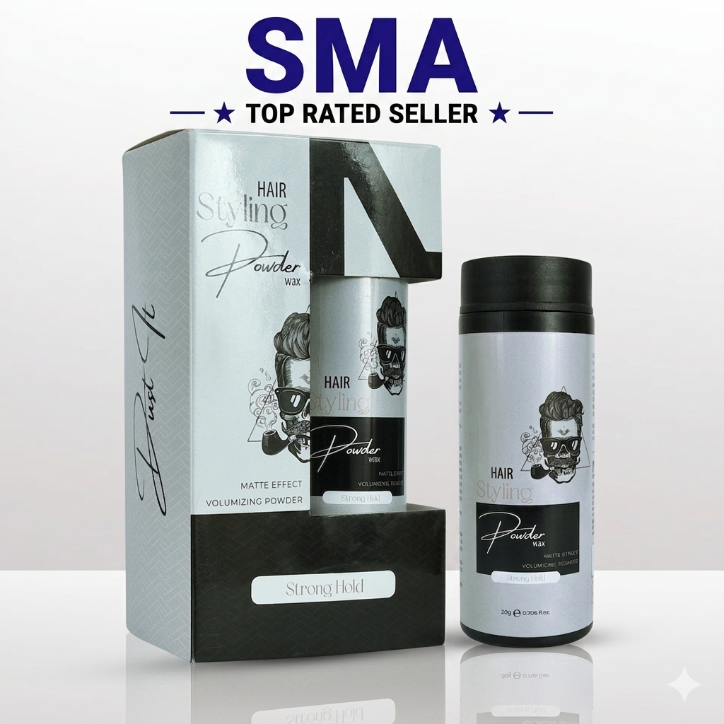 NM Beauty Hair Styling Powder Wax Matte Effect, Strong Hold 20g