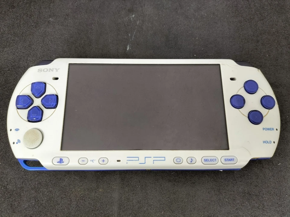 B267 Sony PSP 3000 console White x Blue Handheld system Japan fx - Image 2 of 4