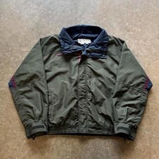 Vintage 90  s Columbia Bugaboo 3in1 Two Tone Olive Green Bomber Style Jacket