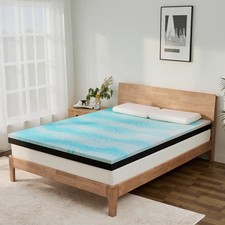 Extra Firm Mattress Topper Twin Size 3 Inch, Pain Relieving Foam Bed Topper f...