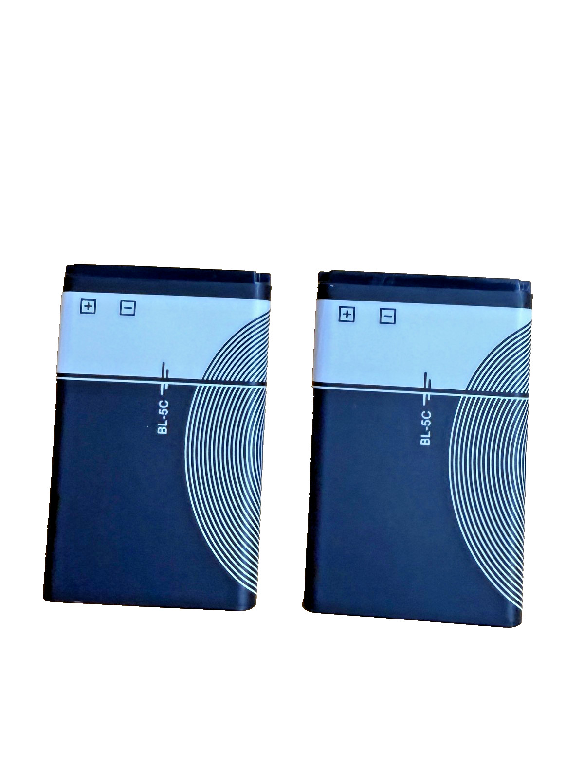 2 x NEW 3.7v 1020mah Extended Battery BL 5C Nokia 1101 1110 