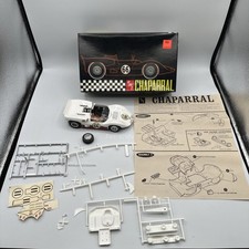 AMT Chaparral 1/24 1960's Model Kit Prebuilt w/ Box Instructions  Parts Lot