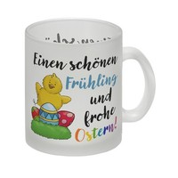 SchöNen FrüHling Und Frohe Ostern Glas Tasse KüKen