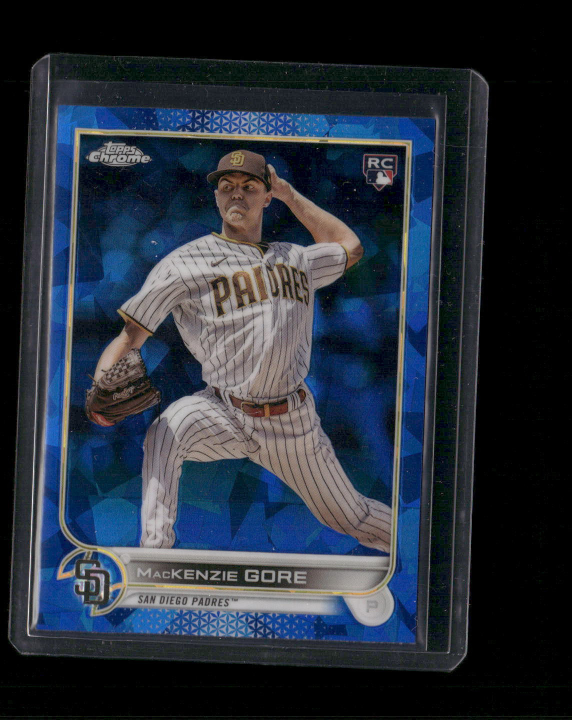 2022 Topps Chrome Update Sapphire Edition #US81 MacKenzie Gore Padres RC