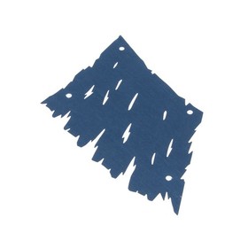 1X Lego Fabric Sail 12X20 Dark Blue Ninjago Ship 70732 6117470 21626