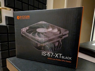 ID-Cooling IS-67-XT Black low profile cpu cooler