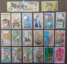 AFRICA: NIGERIA	20 used pictorials / wildlife / animals, many recent 2007-2010.