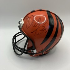 Ickey Woods - Signed Cincinnati Bengals Mini Helmet Bank