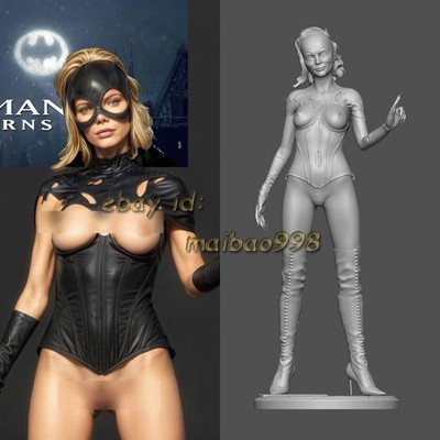 Catwoman Selina Kyle 3D Print Garage Kit Figure Model Kit Unpainted Unassembled