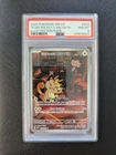 Pokemon Team Rocket's Meowth 203/182 DRI Illustration Rare PSA 8 NM-MINT