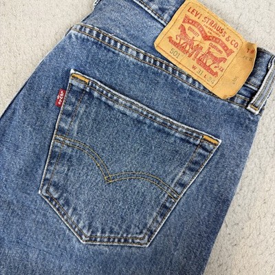 Levis 501 Jeans Mens 31x34 Blue Straight Leg Button Fly 100% Cotton 2010 s