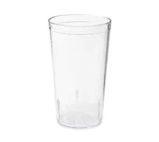 G.E.T. Unbreakable Stackable Restaurant Plastic Tumbler/Cup (Set of 12) 12 Ou...