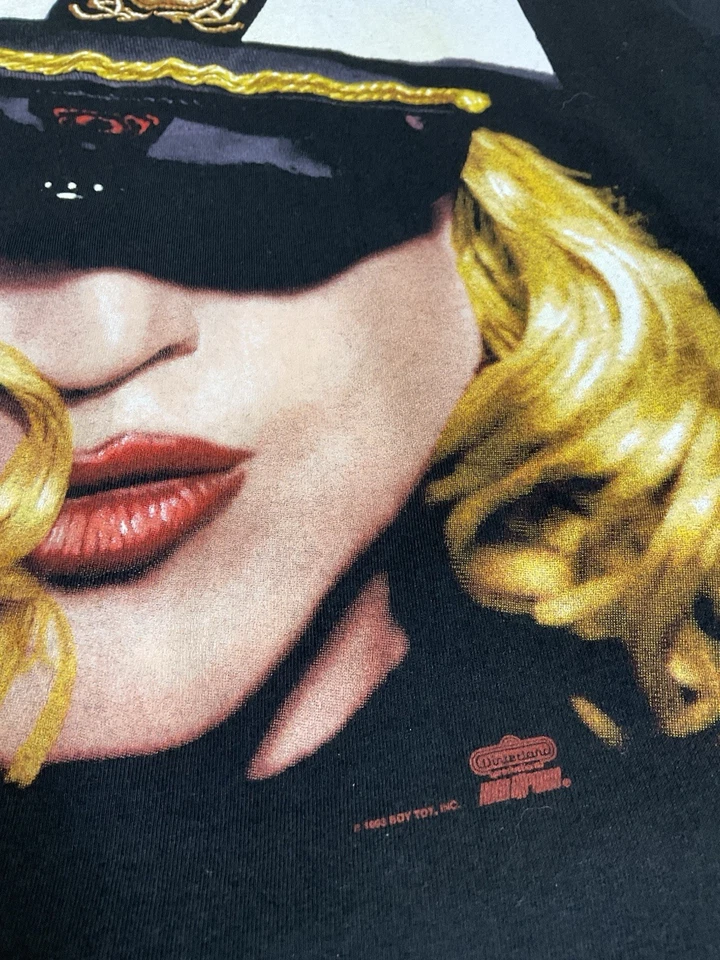Camiseta De Colección Madonna Girlie Show Tour Talla M/L Banda Camiseta Pop Puntada Única Años 90 Foto 3 de 4