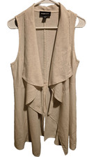 Duster Fifteen Twenty Tensel Linen Beige Women's Size M Made in USA