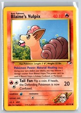 BLAINE'S VULPIX 65/132 GYM HEROES 2000 on eBay