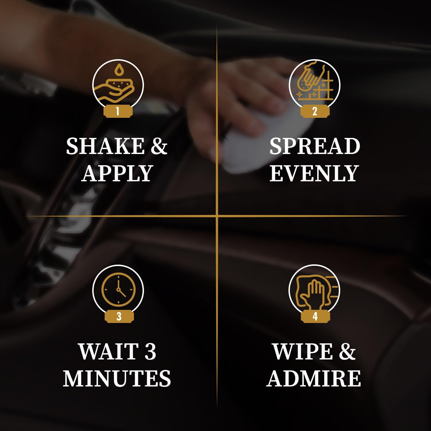 All Leather Conditioner for Car Seats and Interiors, Couches and Furniture, Shoe