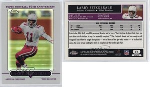 2005 Topps Chrome Refractor Larry Fitzgerald #51